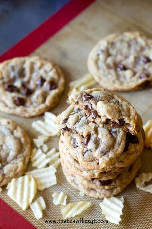 Potato Chip Cookies {Sweet & Salty Cookie Recipe}