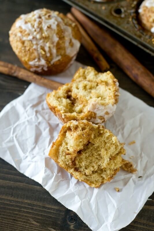 Cinnamon Streusel Coffee Cake Muffins Tastes of Lizzy T's