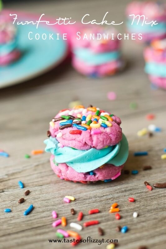  Funfetti Sanwich cookies