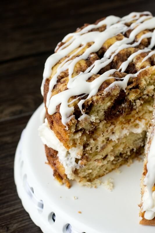 Cream Filled Coffee Cake Tastes of Lizzy T's