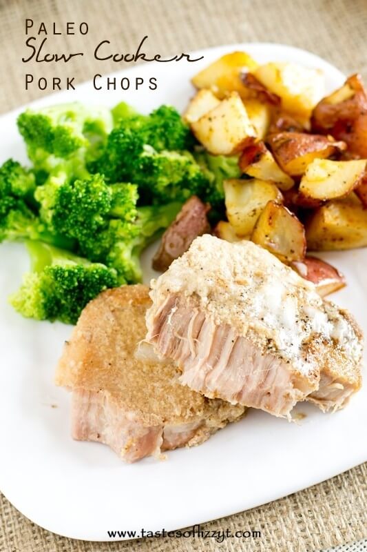 Paleo Slow Cooker Pork Chops Recipe - Tastes of Lizzy T
