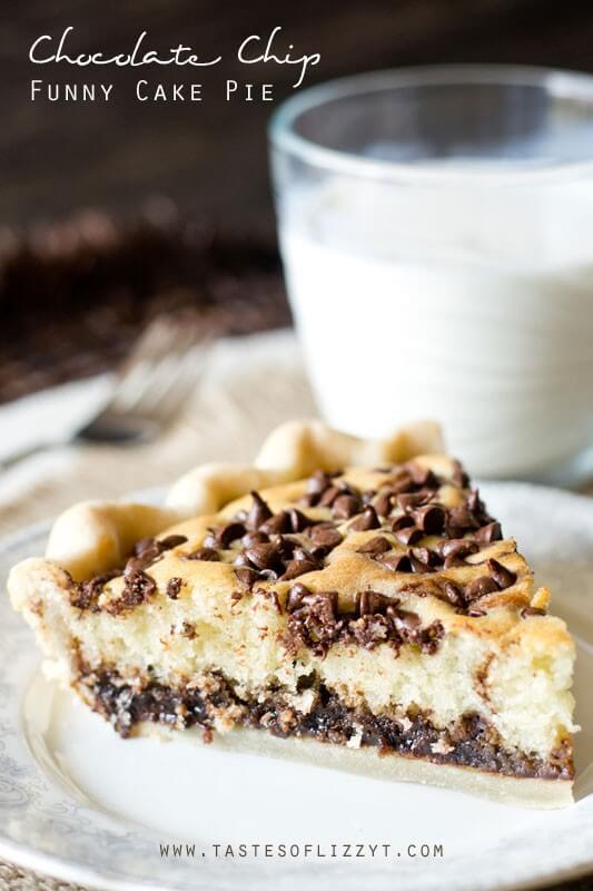 Chocolate Chip Funny Cake Pie is an old recipe with timeless appeal ...