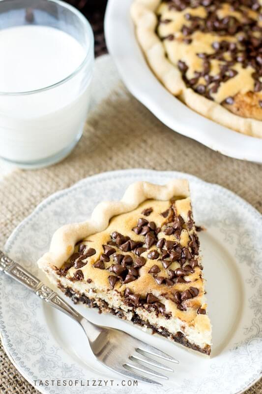 Chocolate Chip Funny Cake Pie {Chocolate Cake Pie Dessert Recipe}