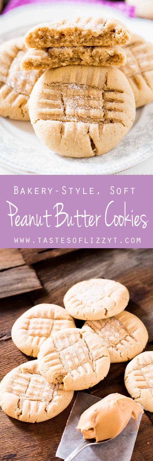 Bakery Style, Soft Peanut Butter Cookies