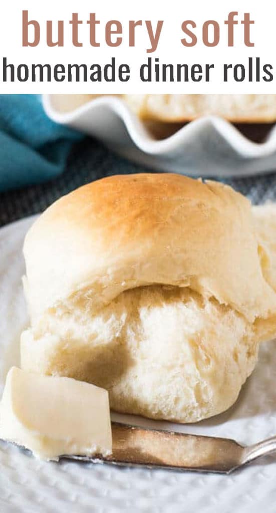 dinner roll on a plate