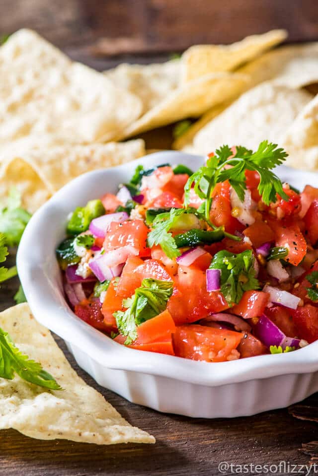 Pico de Gallo to Easy Homemade Salsa}