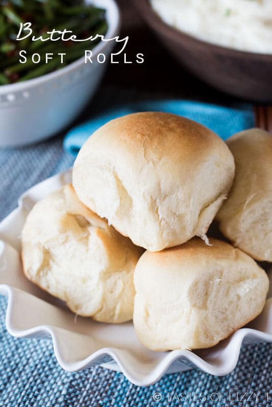 Buttery Soft Rolls are the best and simplest homemade rolls ever. They're super soft and perfect with any soup, salad or main dish.