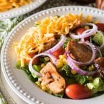 Barbecue Chicken Salad {Bob Evans Copycat Wildfire Chicken Salad}