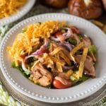 Barbecue Chicken Salad {Bob Evans Copycat Wildfire Chicken Salad}