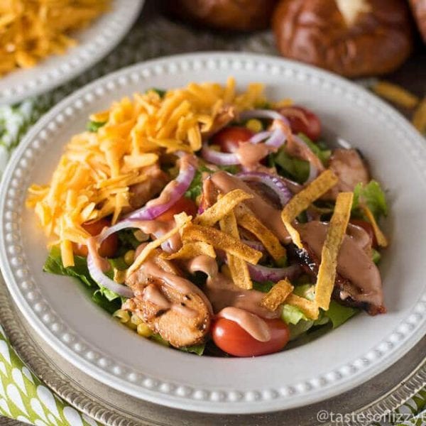 BBQ Chicken Salad {Copycat Bob Evans Wildfire Salad}