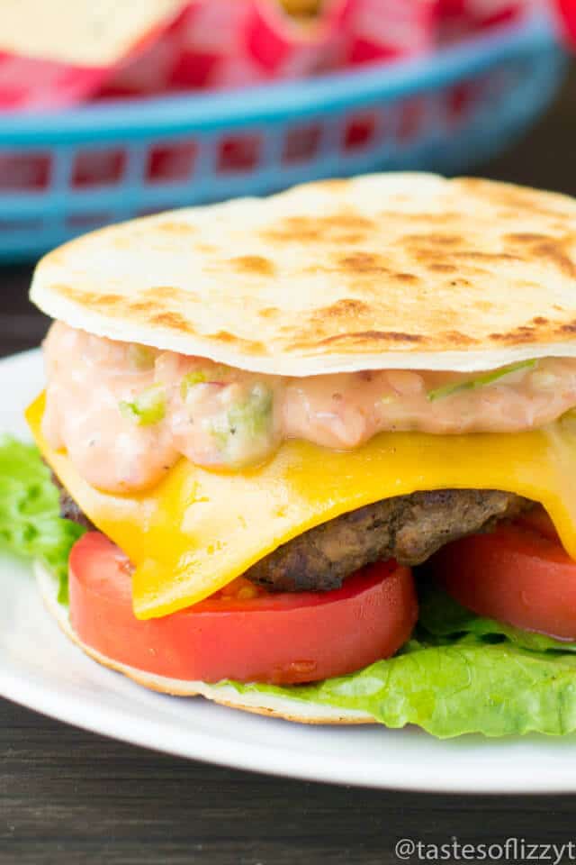 Quesadilla Burger - Copycat Hamburger Recipe