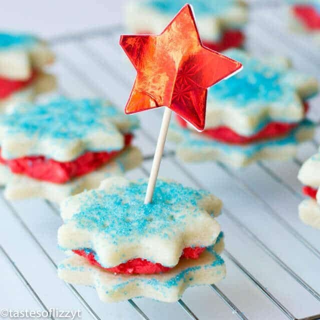 Cream Wafer Sandwich Cookies made with cream, flour and sugar melt in your mouth. Decorate them in any shape or color for each holiday. Kids love them!