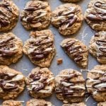 These Honey Roasted Chocolate Oatmeal Cookies are chock full of oatmeal, honey roasted peanuts, chocolate chips, white chocolate chips and a hint of cinnamon.