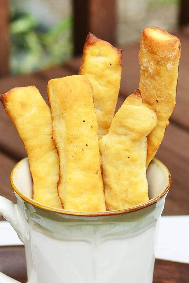 Butter Dips: These biscuit-like, buttery breadsticks have a crispy exterior and chewy interior. Just the right addition to your meal!
