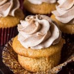 Cinnamon Cupcakes with Cinnamon Buttercream