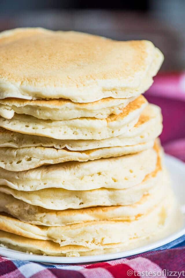 Amish Griddle Cakes {Light, Fluffy Homemade Pancakes}
