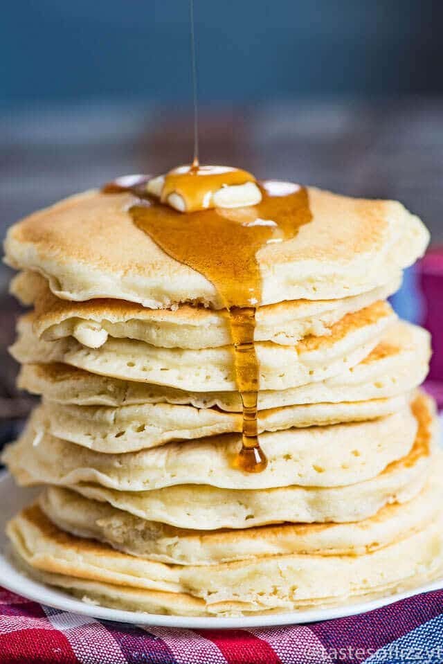 Try these Amish Griddle Cakes for a good, old-fashioned breakfast! This pancake recipe is quick bake cook up fluffy and soft.