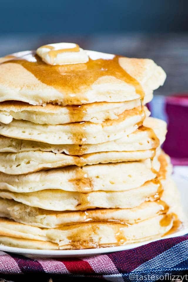Try these Amish Griddle Cakes for a good, old-fashioned breakfast! This pancake recipe is quick bake cook up fluffy and soft.