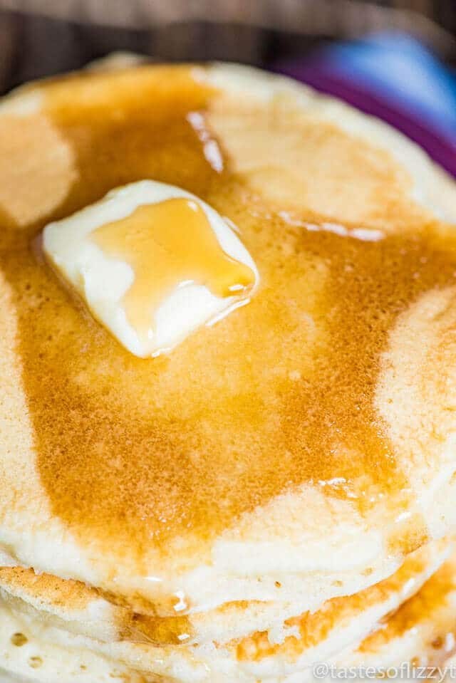 Try these Amish Griddle Cakes for a good, old-fashioned breakfast! This pancake recipe is quick bake cook up fluffy and soft.