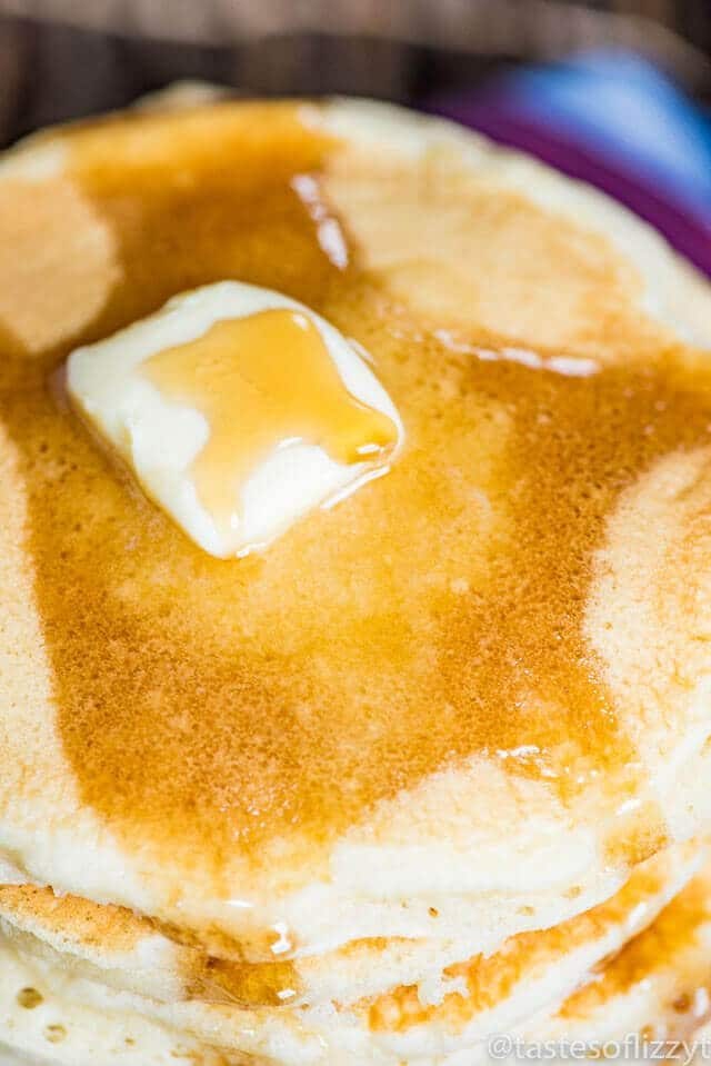 Griddle Cakes Recipe {Light, Fluffy Pancakes}