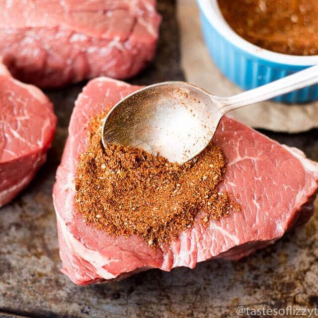 sirloin steaks with mexican seasoning