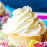 This Simple Vanilla Buttercream is our family's classic buttercream recipe. This melt-in-your-mouth buttercream is the perfect cupcakes topper!