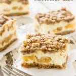 Cheesecake Factory Copycat Recipe for caramel apple cheesecake bars