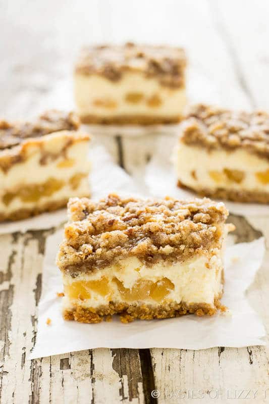 Caramel Apple Cheesecake Bars {Cheesecake Factory Copycat Recipe}