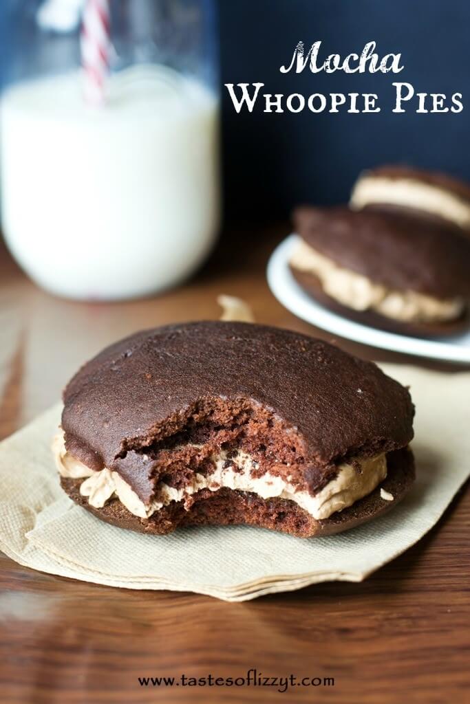 Mocha Whoopie Pies {Tastes of Lizzy T}