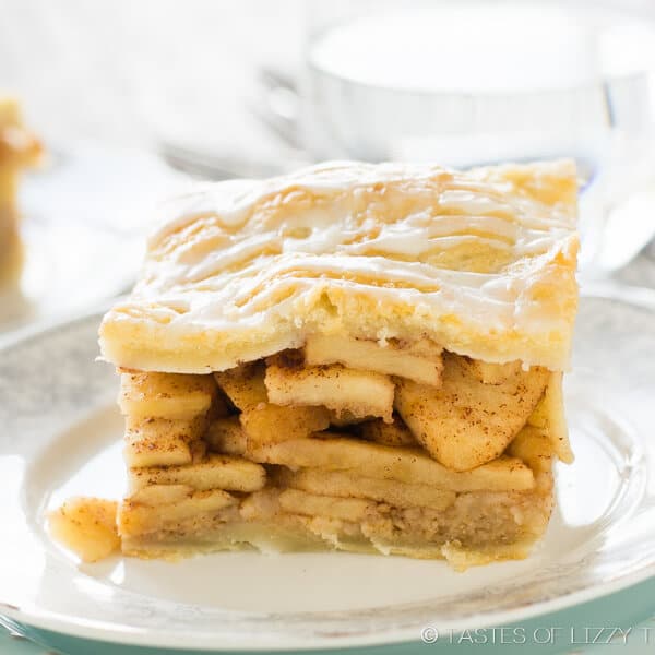 homemade Danish pastry apple pie bars