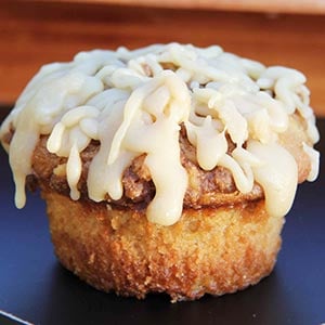 caramel apple buttermilk muffins