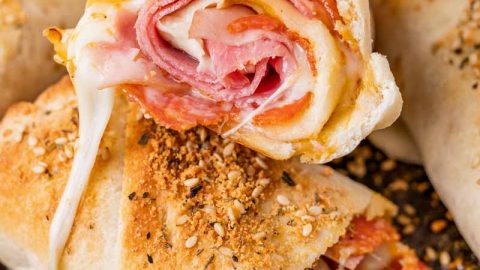 Monster Stromboli Italian Rolls Recipe Tastes Of Lizzy T