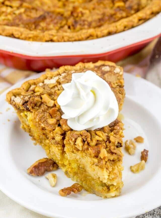 pumpkin dump cake pie