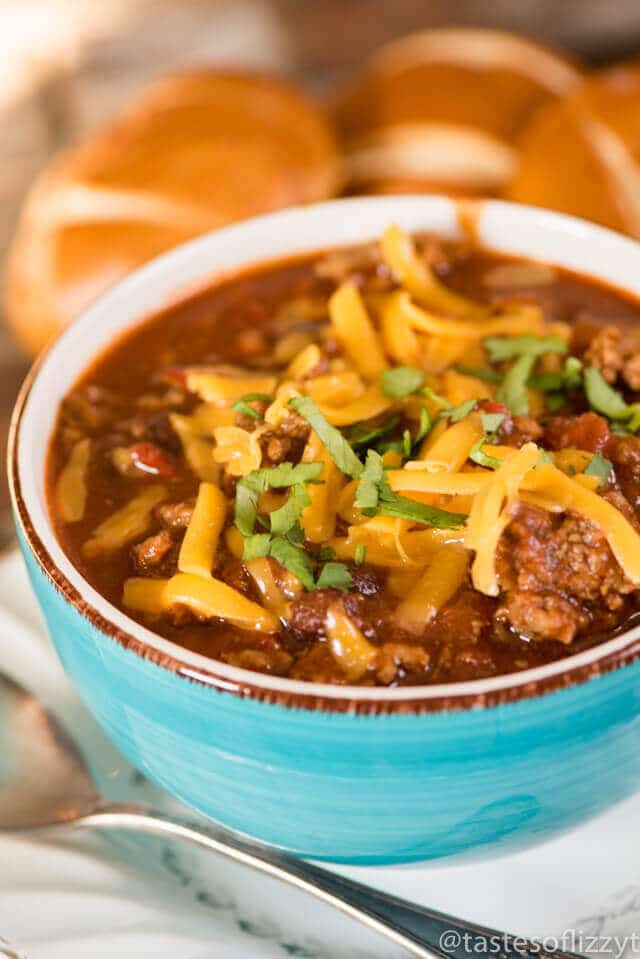 Sweet and Spicy Chili Award Winning Chili Recipe Make in Slow Cooker 