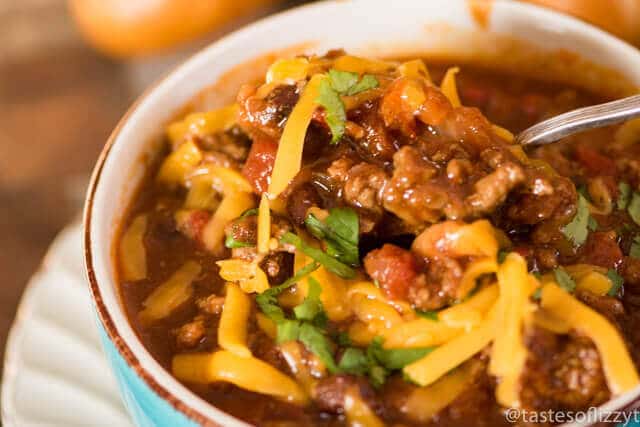 Sweet And Spicy Chili Award Winning Chili Recipe Make In Slow Cooker 