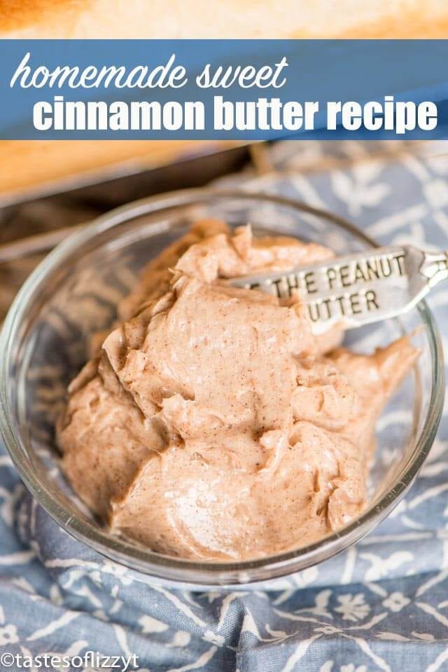 cinnamon butter in a bowl