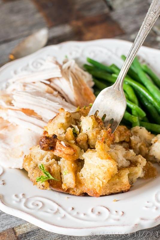 Grandma's Thanksgiving Turkey Stuffing {Long-Time Family Recipe}