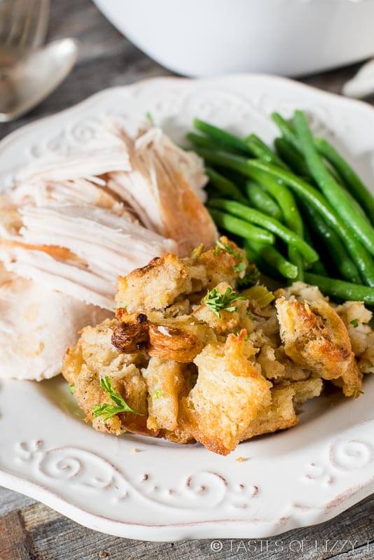 Grandma's Thanksgiving Turkey Stuffing {Long-Time Family Recipe}