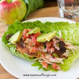 turkey bacon lettuce wrap with avocado