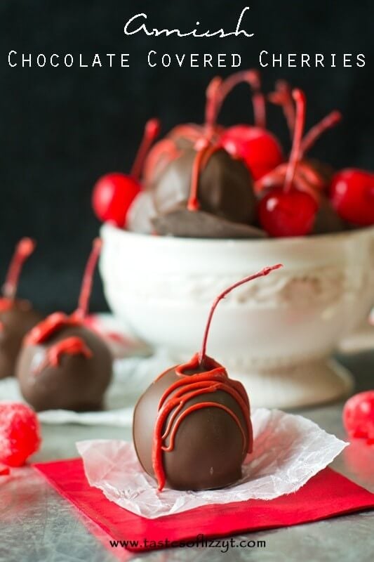 Amish Chocolate Covered Cherries I Tastes of Lizzy T I