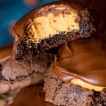 These Buckeye Brownie Cookies combine the best of both worlds…brownies and buckeyes! If you love buckeyes, but don’t like taking the time to dip them in chocolate, you’ll love this easy cookie recipe!