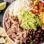 Slow Cooker Pork Carnitas in bowl