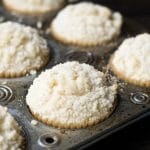 Vanilla Shortcake Muffins in baking pan