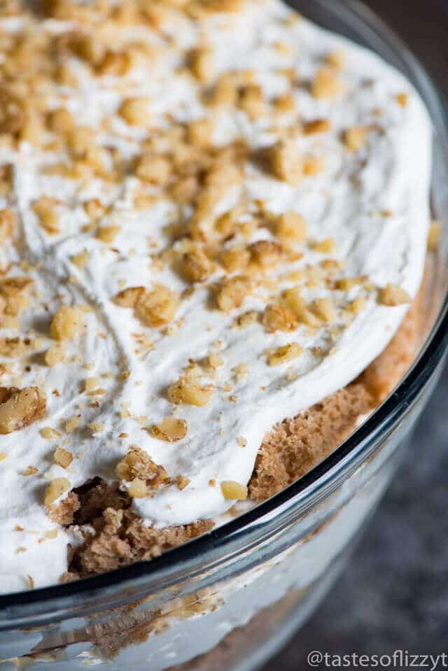 Carrot Cake Trifle {Easy Dessert Recipe with Carrot Cake and Cream Cheese Filling}