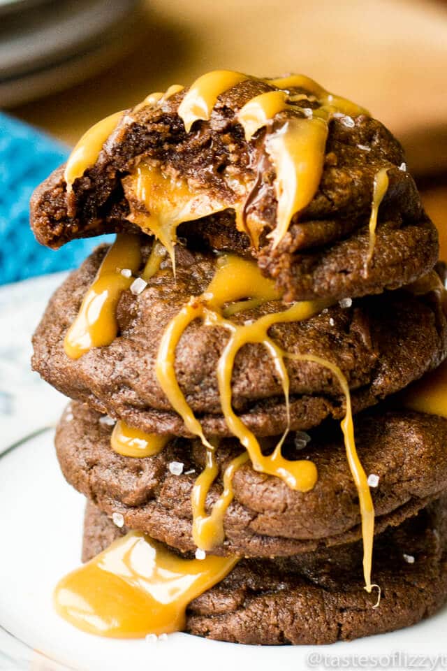 Double Chocolate Caramel Cookies Recipe