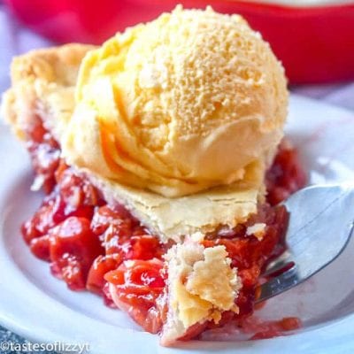 Sour Cherry Pie Just 4 Ingredients and 100% From Scratch!