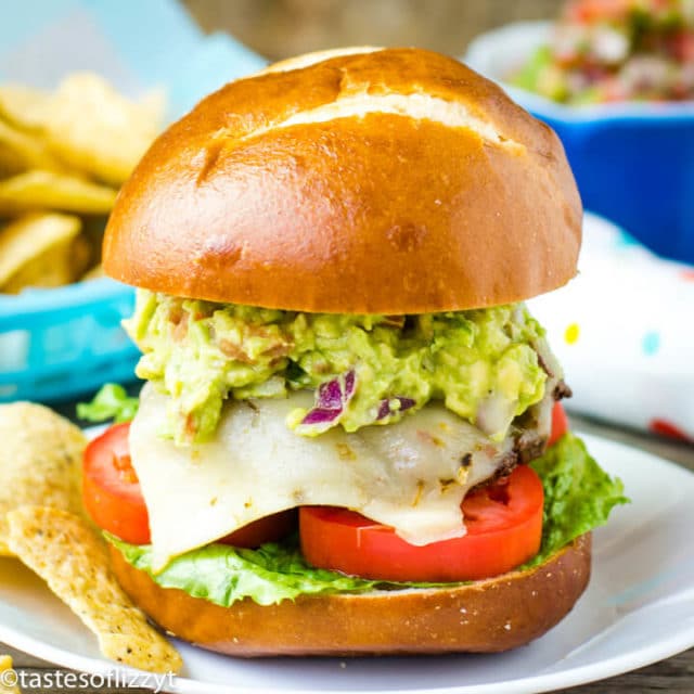 mexican guacamole burger