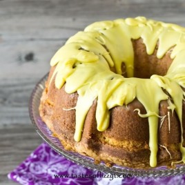french vanilla butternut pound cake with glaza
