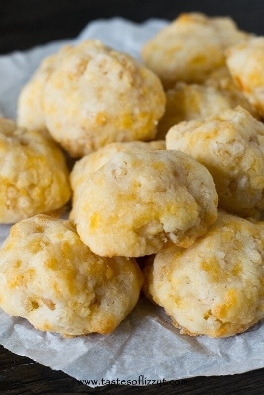 Simple Homemade Cheddar Cheese Puffs are great for school lunches, after school snacks, or salad or soup toppers. They've got a bit of a crunch, but will melt in your mouth!