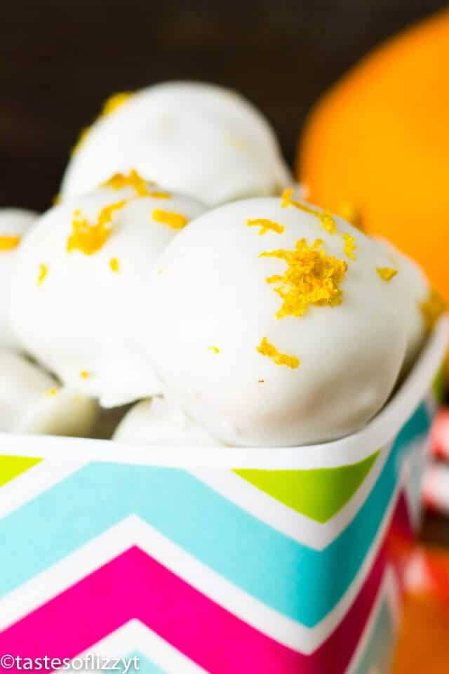 These Orange Creamsicle Truffles are the grown-up version of your favorite summer popsicle. With classic orange flavor coated in white chocolate, you won't be able to eat just one of these no-bake treats.